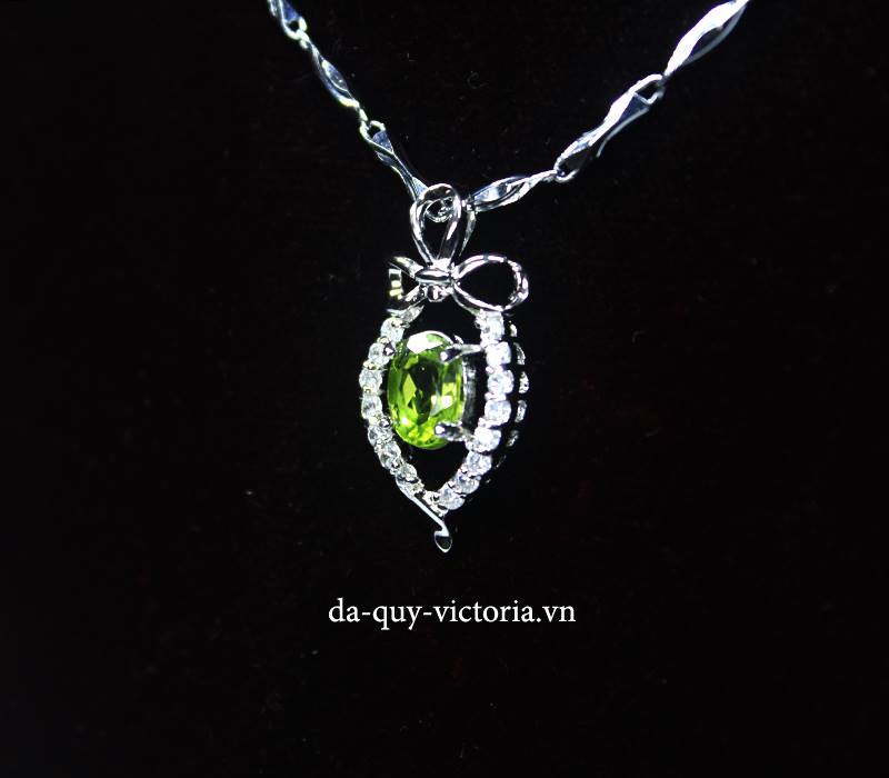 Dây Chuyền Đá Peridot 